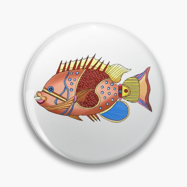 Item preview, Patterned Fish designed and sold by PieceOfQuirk.