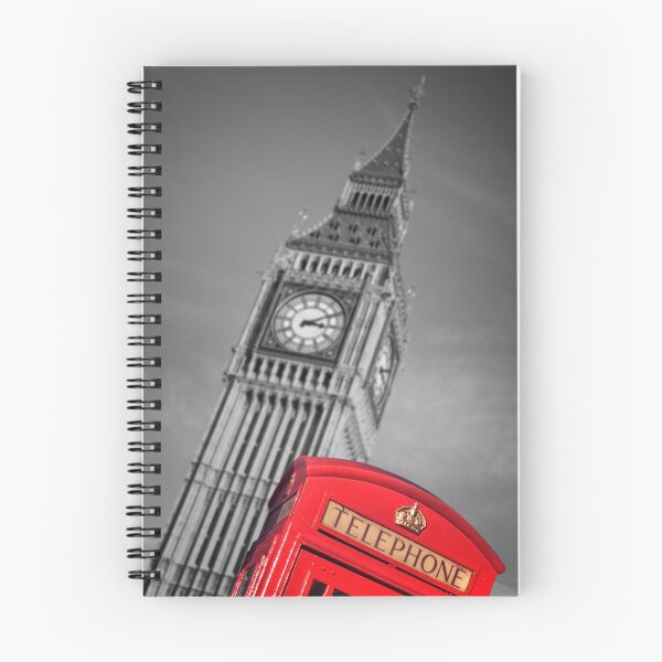 Item preview, London phone booth and Big Ben designed and sold by Delphimages Art.