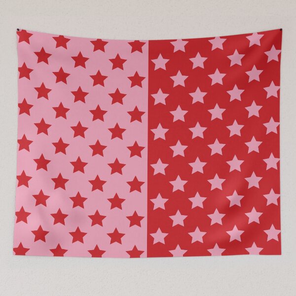 Item preview, Pink & Red Crazy Stars designed and sold by OddPop.