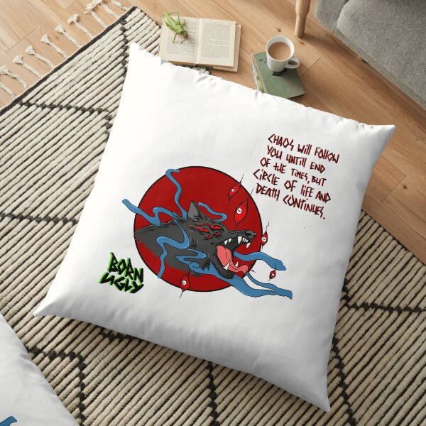 Chaos wolf Floor Pillow