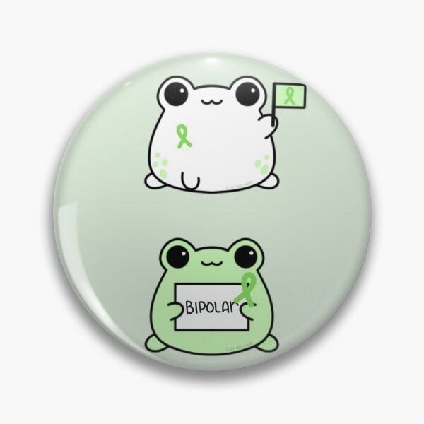 Item preview, Bipolar Awareness Frogs designed and sold by CorieCake.