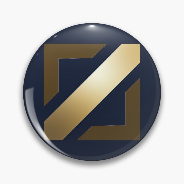 Item preview, Mid Role Icon (Gold - Dark Blue BG) designed and sold by FilipeFerreira.