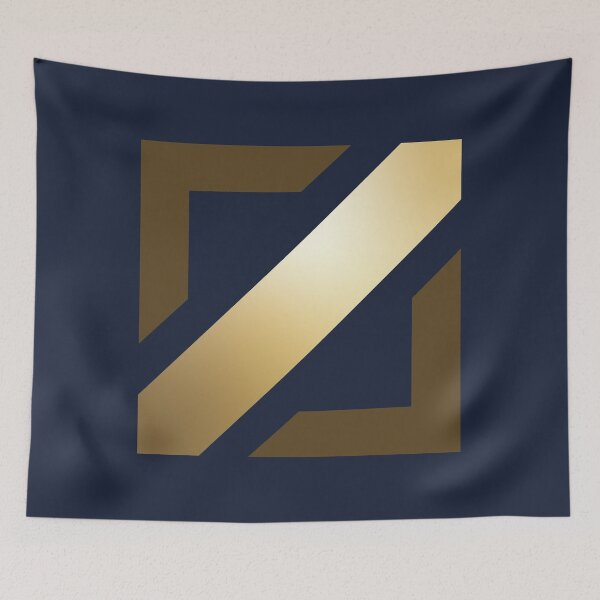 Item preview, Mid Role Icon (Gold - Dark Blue BG) designed and sold by FilipeFerreira.