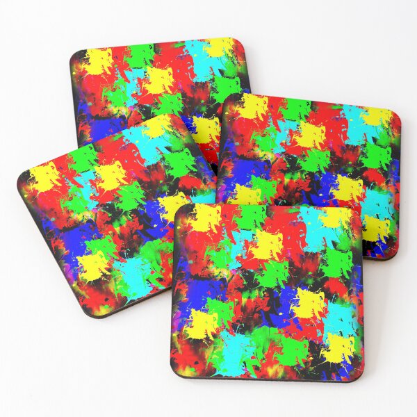 Item preview, Multi Color Paint Splatter pattern designed and sold by Aurorapod.