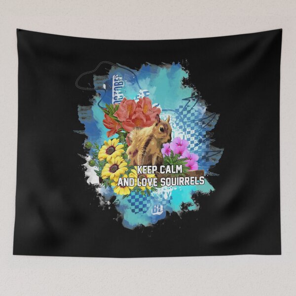 Item preview, Stay calm and love squirrels designed and sold by koalas1414.