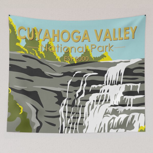 Item preview, Cuyahoga Valley National Park Ohio Vintage designed and sold by KrisSidDesigns.