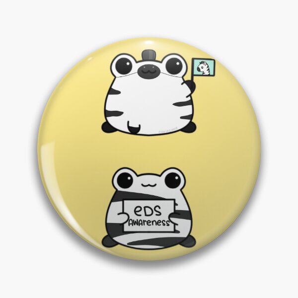 Item preview, Ehlers-Danlos Sydrome Awareness Frogs designed and sold by CorieCake.