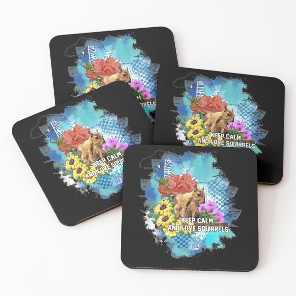 Item preview, Stay calm and love squirrels designed and sold by koalas1414.