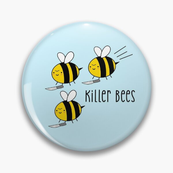 Cute Bee Pins and Buttons for Sale