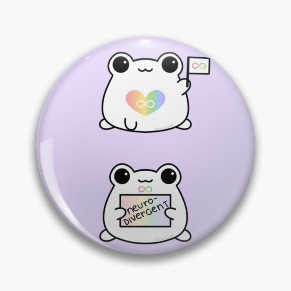 Item preview, Neurodiversity Acceptance Frogs designed and sold by CorieCake.