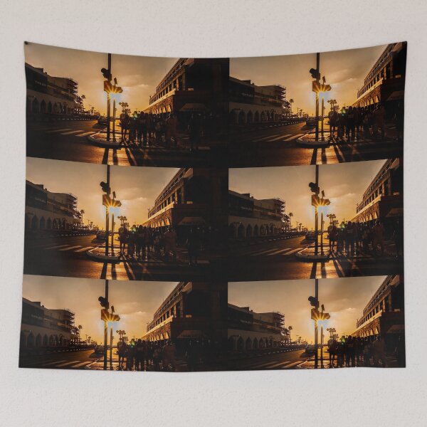 Item preview, Street Sunset in Tel Aviv designed and sold by thegraypocket.