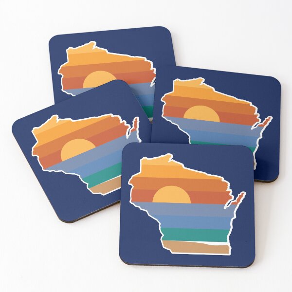 Item preview, Wisconsin Sunset Sunrise Wave Beach Shore designed and sold by gstrehlow2011.