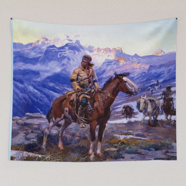 Item preview, “The Free Trappers” by Charles M Russell designed and sold by PatricianneK.