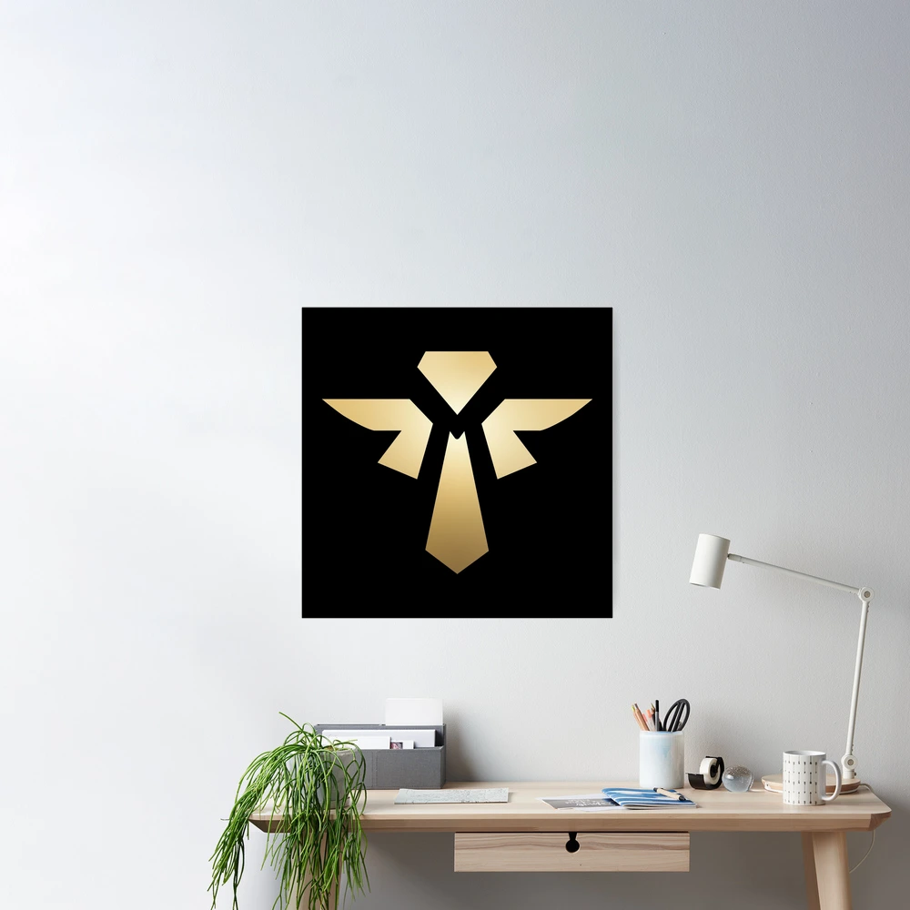 Support Role Icon (Gold - Black BG) Pin for Sale by FilipeFerreira