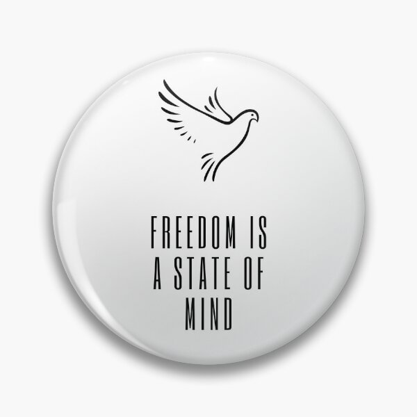 Aperçu de l'œuvre La liberté est un état d'esprit créée et vendue par StuffbyJudith.
