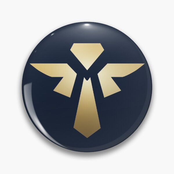 Support Role Icon (Gold - Black BG) Pin for Sale by FilipeFerreira