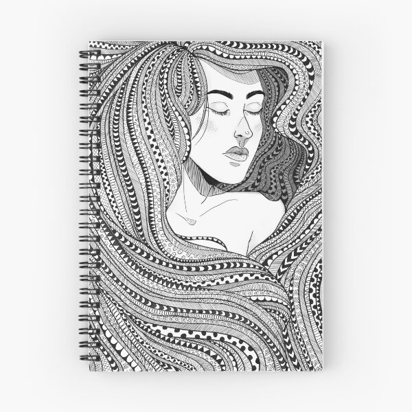 Item preview, Patterns in Her Hair  designed and sold by AbbyFagoArt.