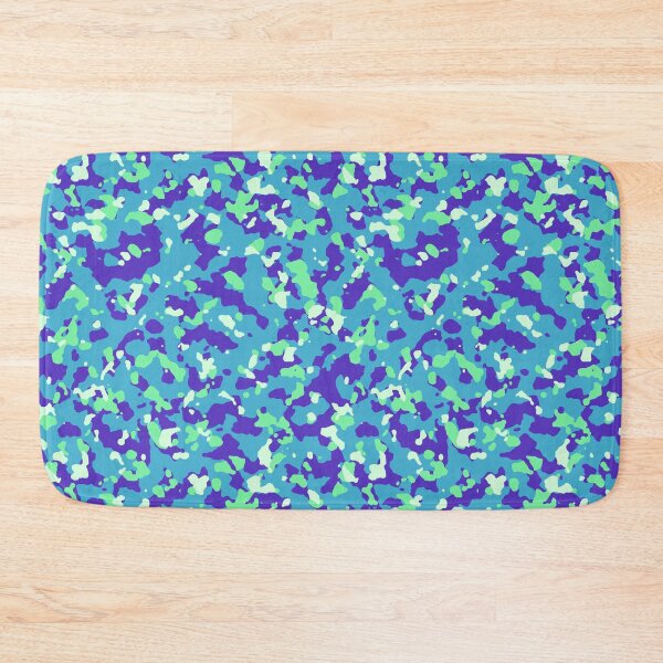 Item preview, Abstract bright blue green pattern  designed and sold by Bottums.