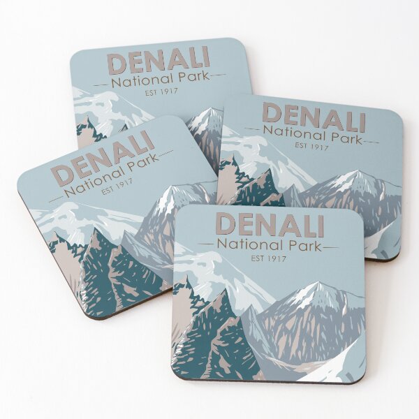 Item preview, Denali National Park Alaska Mount Hunter Vintage designed and sold by KrisSidDesigns.