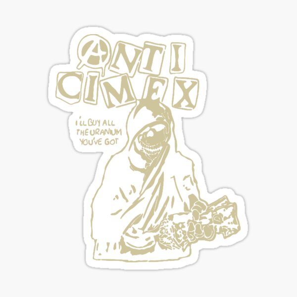 Anti Cimex Uranium Sticker For Sale By Bristolhummm Redbubble