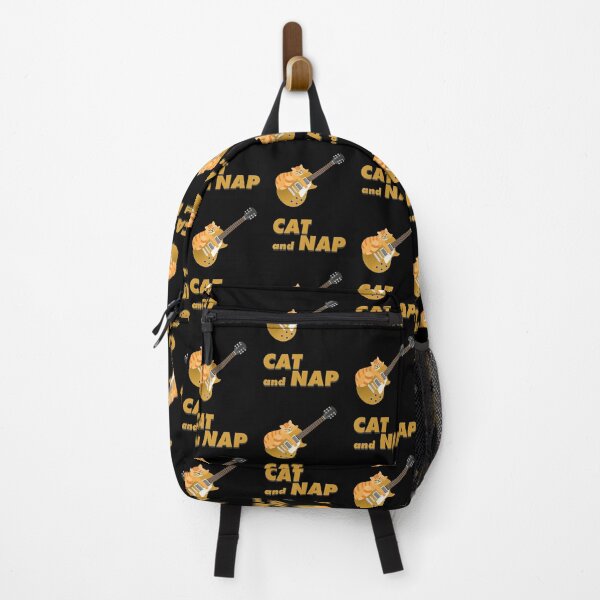 Item preview, Relaxed Cat on Rock Guitar | Tabby | Catnap designed and sold by Fluffy-Vectors.