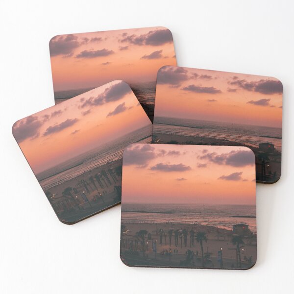 Item preview, Tel Aviv at Peaceful Dusk designed and sold by thegraypocket.