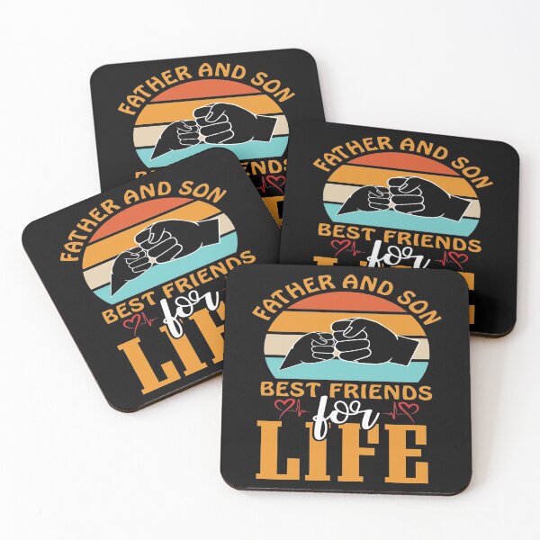 Item preview, FATHER AND SON BEST FRIENDS FOR LIFE designed and sold by Printoweb.