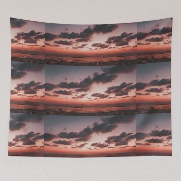 Item preview, Tel Aviv Sunset Skyline designed and sold by thegraypocket.
