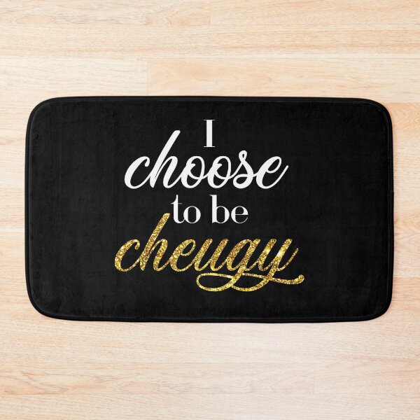 Item preview, I choose to be cheugy - gold glitter on black funny designed and sold by GhostLonging.