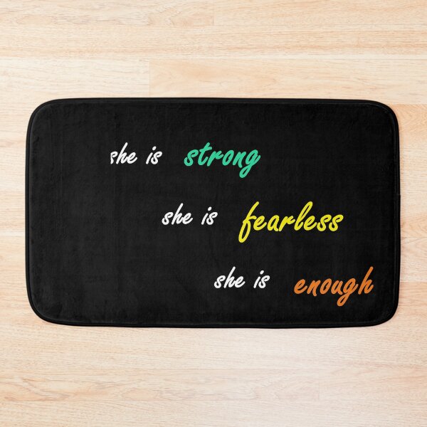Item preview, she is strong, fearless and enough.. designed and sold by violette-store.