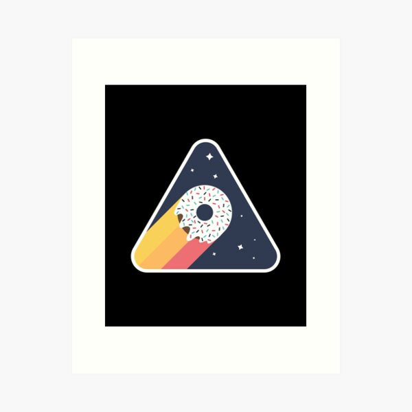 Donut In Space Art Prints for Sale | Redbubble