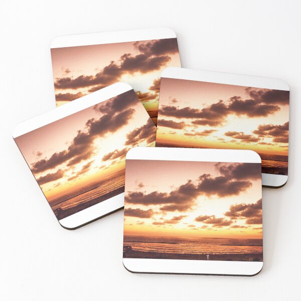 Item preview, Bright Tel Aviv Sunset Skyline designed and sold by thegraypocket.