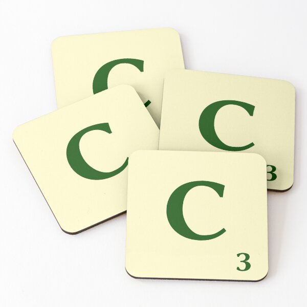 Item preview, Ficha de Scrabble de la C de 3 puntos designed and sold by fgrdisseny.