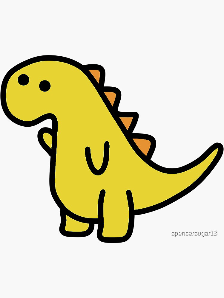 Dino Zapatilla | T-Rex Yellow