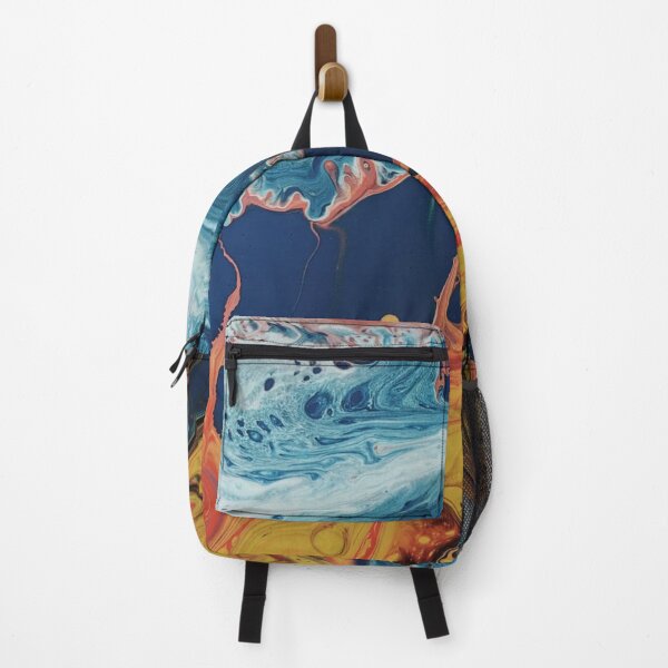 Item preview, Blues and Orange designed and sold by PeacePlanet.