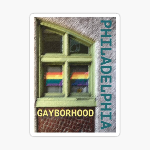 Gayborhood Window Sticker