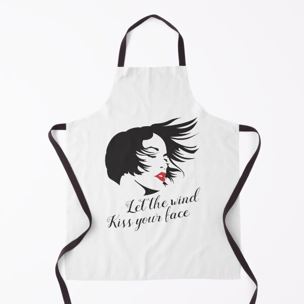 Item preview, Let The Wind Kiss Your Face Silhouette Wtih Red Lipstick designed and sold by crazycollective.