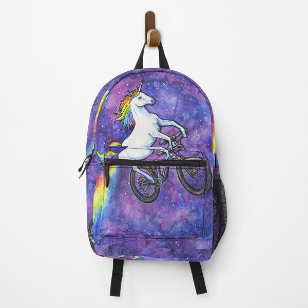 Item preview, Space Unicorn on Bike Riding Rainbow designed and sold by Olga Shvartsur.