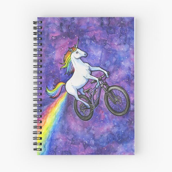 Item preview, Space Unicorn on Bike Riding Rainbow designed and sold by Olga Shvartsur.
