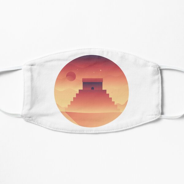 Chichen itza Flat Mask