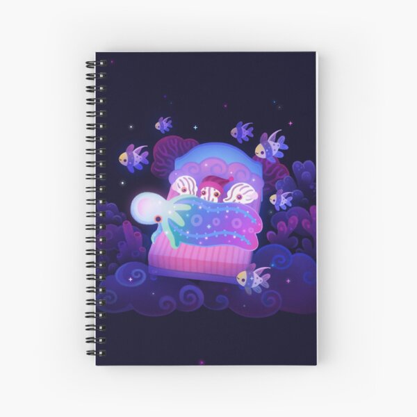Blanket octopus Spiral Notebook