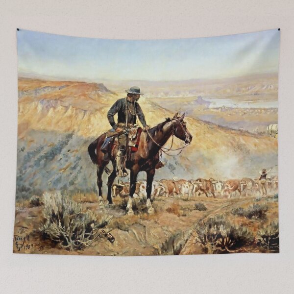 Item preview, “The Wagon Boss” by Charles M Russell designed and sold by PatricianneK.