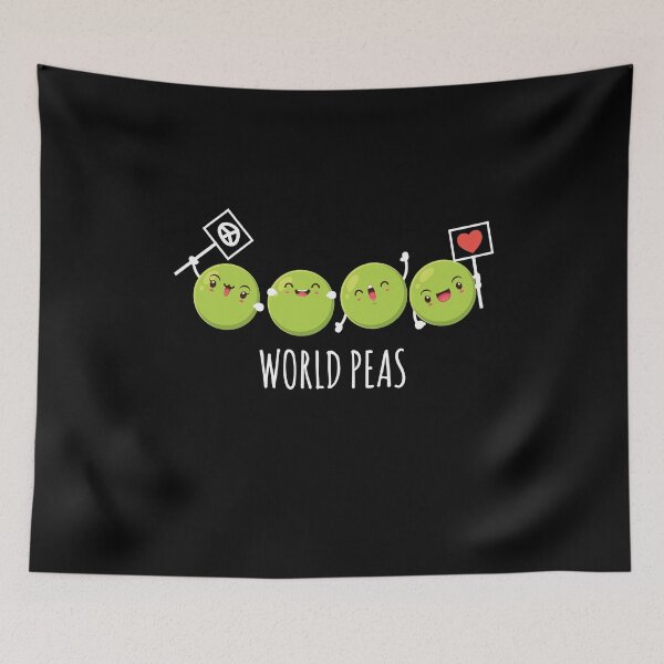 Item preview, World Peas Vegan Vegan Vegetables Pea designed and sold by MooonTees.