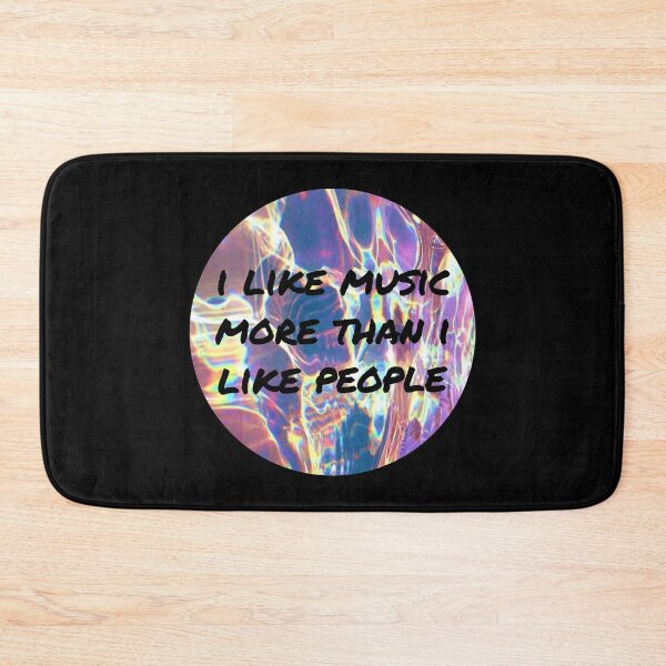 Item preview, I Like Music More Than People Funny designed and sold by Sour Soul.