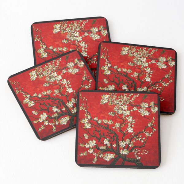 Item preview, Van Gogh. Red Sakura Cherry Blossoms  designed and sold by Mark Jesus-Allen.
