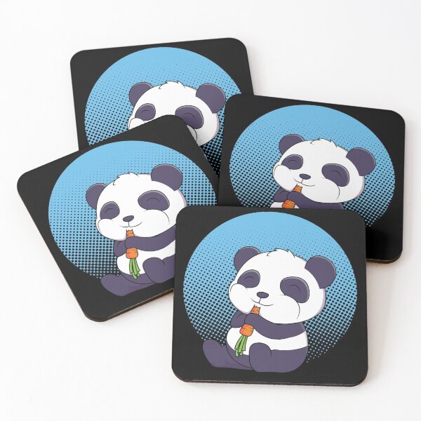 Item preview, Panda bear eating a carrot cute bear animal designed and sold by GOOD-TIME.