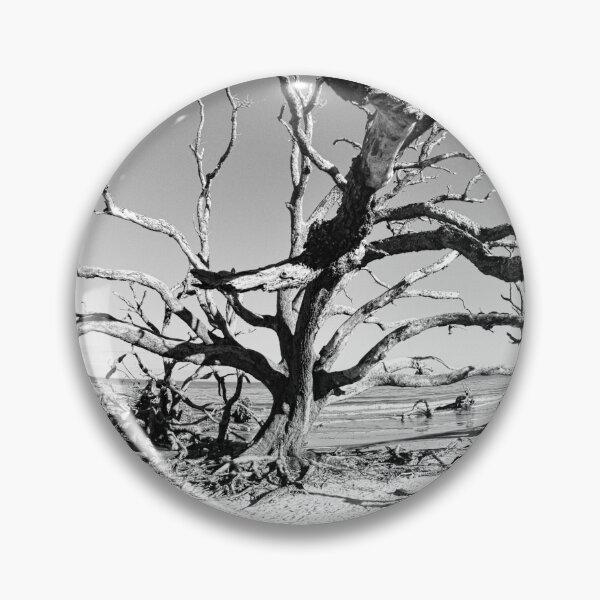 Item preview, Jekyll Island Driftwood and Sand Vertical en blanco y negro designed and sold by LisaWootenPhoto.