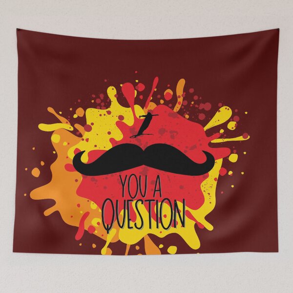 Item preview, I Mustache You A Question designed and sold by indigofox-x.