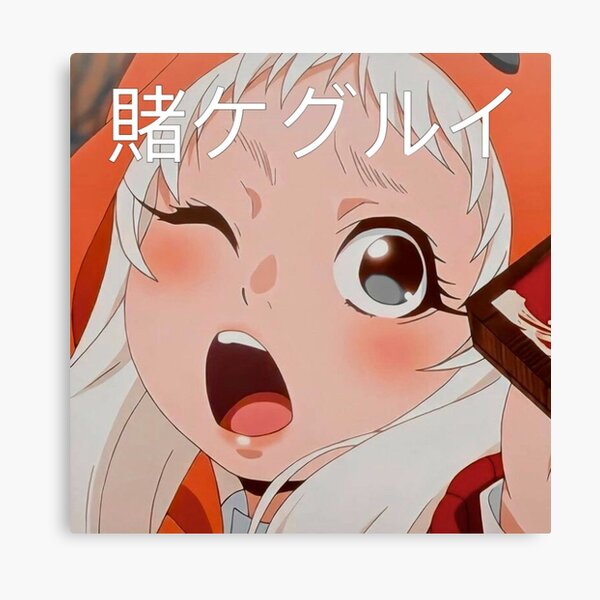 Anime Manga Kakegurui Runa Yomozuki Canvas Print For Sale By Cherry