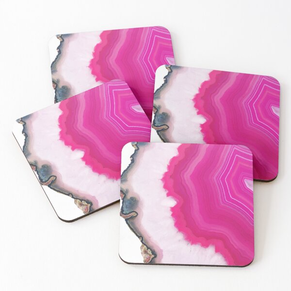 Item preview, Pink agate slice designed and sold by AlexGolyakov.